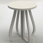 Laser Cut Stool Furniture Plans DXF File