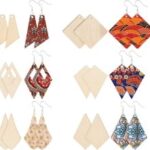 Laser Cut Wood Earring Blanks Boho Styles