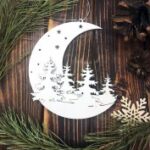 Laser Cut Christmas New Year Decor Multilayer Pendant Free Vector
