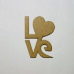 Laser Cut Love Heart Shape Unfinished Wood Craft Cutout Free Vector