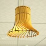 Laser Cut Wooden Hanging Lamp Pendant Light Free Vector