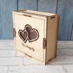 Laser Cut Wedding Card And Money Box Free Vector
