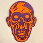 Laser Cut Zombie Face SVG File