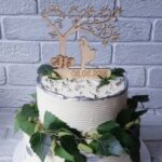 Laser Cut Wedding Cake Topper Free Vector