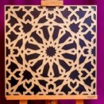 Laser Cut Decor Screen Islamic Pattern Seamless Arabic Geometric Pattern DXF File