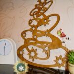 Laser Cut Christmas Tree Decorations Wooden Free Vector