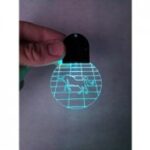 Pendant Unicorn Synthwave Clear Acrylic SVG File