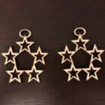 Laser Cut Star Earrings SVG File