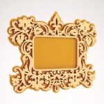 Wooden Mirror CNC Project DXF File