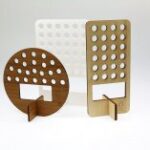 Laser Cut Wooden Pen Holder 5mm Free Vector