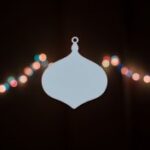 Laser Cut Christmas Bauble Ornament Unfinished Bauble Free Vector