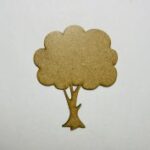 Laser Cut Apple Tree Unfinished Wood Cutout Shape Free Vector