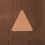 Laser Cut Triangle Rounded Corners Cutout Shape Free Vector