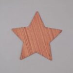Laser Cut Unfinished Wooden Star Cutout Shape For Crafts Free Vector