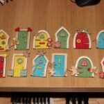 Laser Cut Christmas Door Decorations Door Ornaments Free Vector