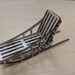 Laser Cut Dog Sled 1/8″ Birch Plywood SVG File