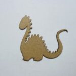 Laser Cut Wood Baby Dinosaur Craft Shape Cutout Free Vector