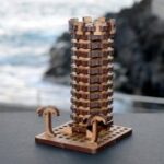 Laser Cut Wooden Block Toy Hotel Don Juan 3mm Free Vector