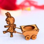 Laser Cut Easter Egg Cart 3mm Free Vector