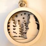 Laser Cut Layered Christmas Ornament SVG File