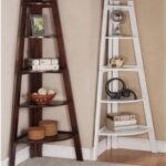 Laser Cut Standing Corner Shelves Template Free Vector