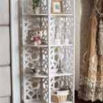 Laser Cut Display Shelf Rack Free Vector