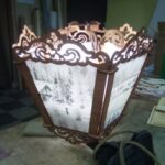Laser Cut Wooden Decorative Lamp Free Vector
