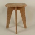 Laser Cut Wooden Stool Template Free Vector