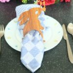 Laser Cut Easter Bunny Napkin Rings Free Vector