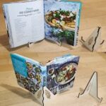 Laser Cut Book Stand Picture Frame Stand SVG File