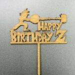 Laser Cut Dragon Ball Z Cake Topper Birthday Decor Free Vector