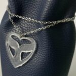 Laser Cut Acrylic Whale Anklet DXF File