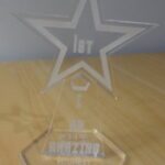 Laser Cut Star Acrylic Award Trophy DXF File