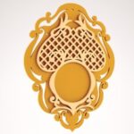 Frame 3D Puzzle DXF File