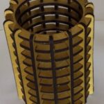 Laser Cut Round Pencil Holder Desk Organizer Free Vector