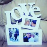 Laser Cut Love Photo Frame Free Vector