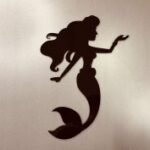 Laser Cut Mermaid Wall Decor Free Vector