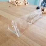 Laser Cut Desk Nameplate Template Free Vector