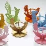 Laser Cut Easter Egg Holder Stand Chicken Free Vector
