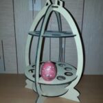 Laser Cut Easter Eggs Stand 4mm Free Vector