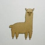 Laser Cut Llama Cutout Unfinished Wood Alpaca Shape Free Vector