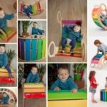 Laser Cut Wooden Rainbow Rocker Swing Kids Rocker Toy Free Vector