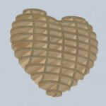 Laser Cut Wooden Heart 4mm Free Vector