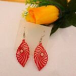 Laser Cut Earrings Acrylic Jewelry DXF File