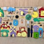 Laser Cut Busy Board For Kids Activity Board For Toddlers Free Vector