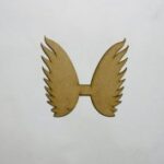 Laser Cut Wood Angel Wings Cutout Angel Wings Shape Free Vector