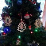 Laser Cut Christmas Decorations Free Vector