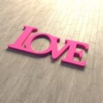 Laser Cut Love, Love Sign, Love Cutout Free Vector