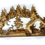 Laser Cut Christmas Ornaments Lamp Schwibbogen Christmas Decor PDF File