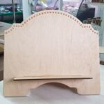 Laser Cut Wooden Book Stand Free Vector